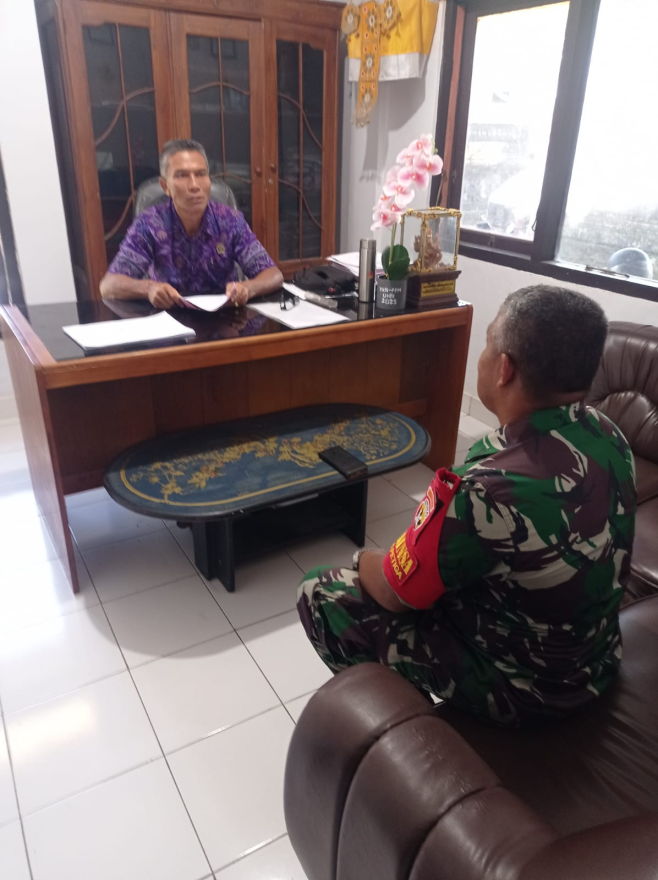 Koordinasi dengan Babinsa